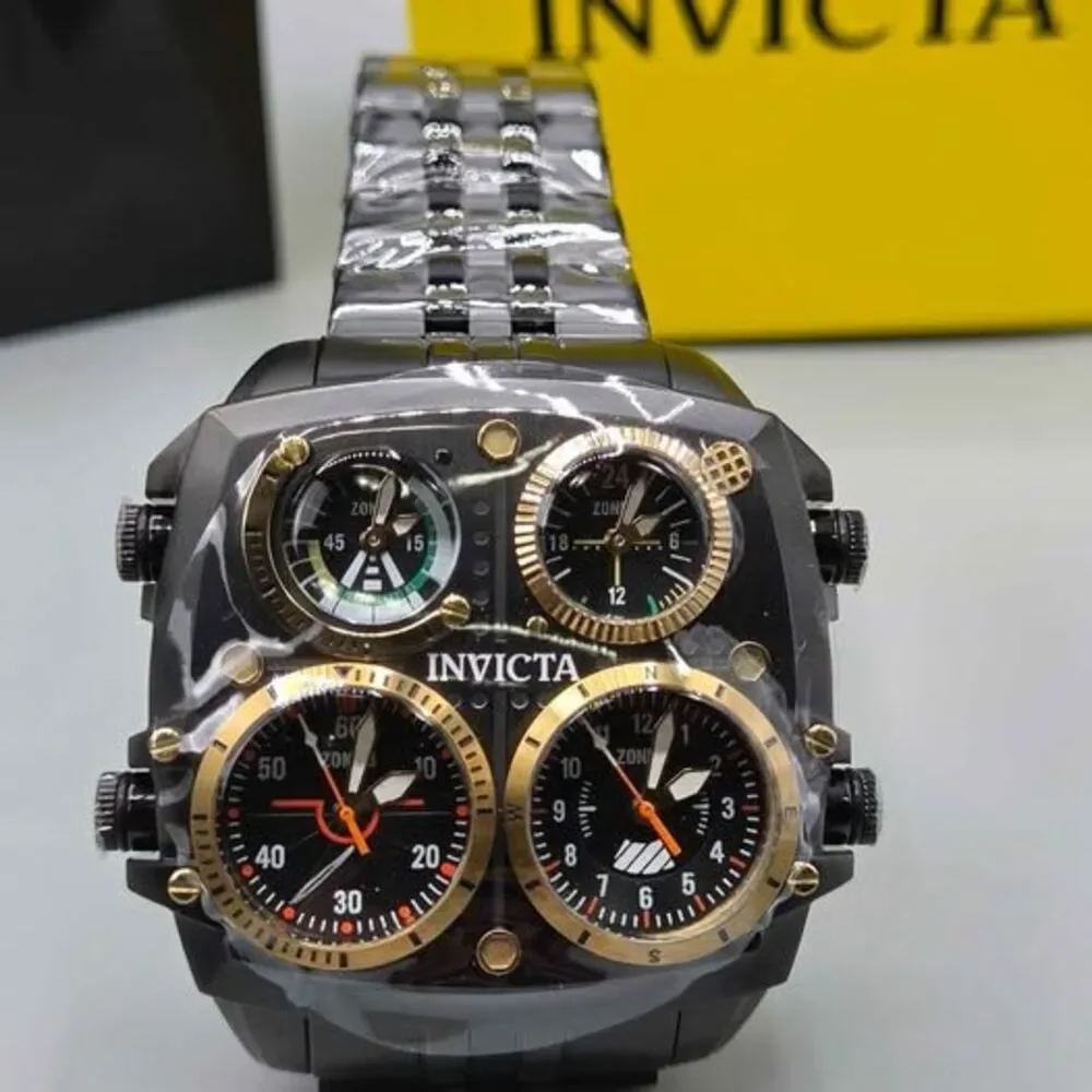 Invicta Aviator Zulu Time Men's Watch - 50mm. Gunmetal